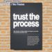 Inspirational "Trust The Process" Painting Poster, Minimalist Dark-toned Typographic Poster, Motivational Message To Foster Patience And Confidence_maomaolike.com