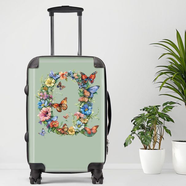 Letter Q Luggage, 20/24/28 Inch Luggage, Carry-On, Custom Luggage, Luggage Set, Suitcase, Travel, Vacation, Cabin Suitcase, Custom Suitcase, Personalized Luggage_maomaolike.com