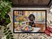Decorating Easter Black And Tan Coonhound Doormat Front Door Mat Indoor Outdoor Rugs For Entryway, Non Slip Washable Low Pile, 24H X 36W_maomaolike.com
