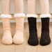 Socks Floor Socks Indoor Socks Home Socks Slippers Socks Plus Velvet Thick Autumn And Winter Snow Socks_maomaolike.com