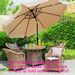 10 Ft Patio Umbrella Market Table Round Umbrella Outdoor Garden With Crank And Push Button Tilt For Garden Deck Backyard Pool Shade Outside_maomaolike.com