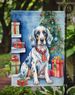 English Setter Christmas Reindeer Garden Flag Mailbox Flag Decorative Yard Flag Banner Outside Patio Artwork Yard Flower Beds, Garden Size, Multicolor_maomaolike.com