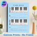 Piano Notes Painting Poster, Color-coded Musical Notation Poster, Practical Guide For Learning Piano Notes, Suitable For Music Studios And Practice_maomaolike.com