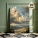 Dragon & Scenic Landscape Painting Poster, Dreamy Atmospheric Oil-painting Style Poster, With Inspiring Motivational Quote And Soaring Dragons Over_maomaolike.com