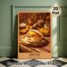 Venezuelan Arepas Painting Poster, Warm-toned Illustrative Rich Venezuelan Feast Scene Poster, Appealing Culinary Wall Decor For Kitchen, Dining Room_maomaolike.com