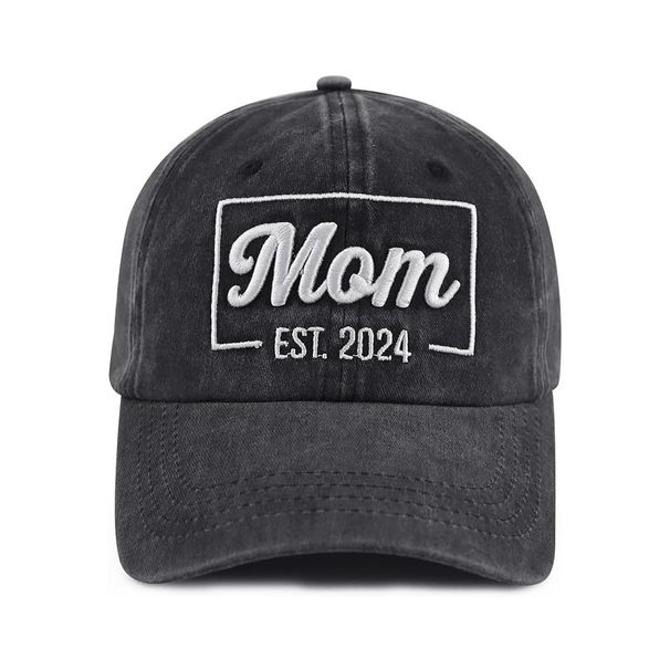 Unisex Washed cotton DAD MOM 3D embroidered baseball cap Cotton duck hat Dad hat Hip Hop hat_maomaolike.com