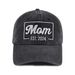 Unisex Washed cotton DAD MOM 3D embroidered baseball cap Cotton duck hat Dad hat Hip Hop hat_maomaolike.com