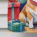 Corgi Christmas Reindeer House Flag Large Porch Sleeve Pole Decorative Outside Yard Banner Artwork Wall Hanging, Polyester, House Size, Multicolor_maomaolike.com