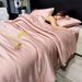 Washable Thin Ice Silk Air Condition Quilt Cover, Cool Four Piece Summer Bed Linen, Lightweight Three-Piece Bed Sheet Set For Daily Bedroom Rest Use
_maomaolike.com