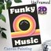 Funky Music Theme Painting Poster, Vintage Warm-toned Rainbow Graphic Poster, Stylish Music-inspired Decor Ideal For Living Room, Music Studio And_maomaolike.com