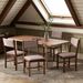 Dining Chairs Set Of 4, Linen Fabric Kitchen Chairs With Rubberwood Legs_maomaolike.com