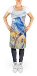 Nevada Mountain Bluebird Apron Cooking Kitchen Server Baking Crafts Gardening For Adult Women Men, Unisex, Large, Multicolor_maomaolike.com