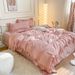 Wholesale INS Girl Heart Korean Skin-Friendly Crinkled Tulle Princess Style Ruffled Ruffle Lace Four-Piece Set_maomaolike.com