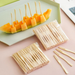 One-time Creative Section Household Dessert Pastry Natural Bamboo Pick Cake Fruit Fork_maomaolike.com