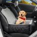 IFurffy Dog Car Seat, Pet Car Seat With Storage Pockets And Clip-On Safety Leash, Washable Coral Fleece Dog Booster Seat For Small Medium Dogs, Small Dog Car Seat For Travel Dog Car Bed (Grey)_maomaolike.com
