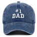 Unisex DAD alphabet embroidered hat cartoon retro do old soft-top washed baseball cap_maomaolike.com
