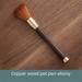 Grinder Wooden Handle Countertop Soft Bristle Non-Shedding Coffee Powder Cleaning Pen Brush_maomaolike.com