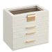 New Ins-style Transparent High Aesthetic Drawer-style Earring And Ring Storage Box, PU Jewelry Box,gift For Mother And Girlfriend_maomaolike.com