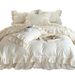 French Cream Style All-Cotton Ruffled Bedding Set Princess Pure Cotton Light Luxury Lace Duvet Cover Fairy Bed Skirt_maomaolike.com
