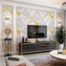 3D Modern Geometric Self-Adhesive For Living Room Sofa TV Background Wall Internet Celebrity Live Streaming Wallpaper_maomaolike.com