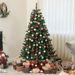 6ft Artificial Christmas Tree, Xmas Tree With 1000 Branch Tips, Auto Open, Holiday Décor With Steel Base For Home Office, Green_maomaolike.com