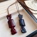 Resin Candy Pendant Necklaces For Women Retro Long Wax Rope Sweater Chains Simple Cute Aesthetic Birthday Party Jewelry_maomaolike.com
