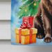 Chocolate Christmas Reindeer House Flag Large Porch Sleeve Pole Decorative Outside Yard Banner Artwork Wall Hanging, Polyester, House Size, Multicolor_maomaolike.com