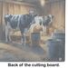 Cows Evening Milking Time Glass Cutting Board Decorative Tempered Glass Kitchen Cutting And Serving Board Large Size Chopping Board_maomaolike.com