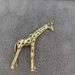 Copper-Plated Giraffe Ornament Home Living Room Office Desktop Tea Table Decoration Creative Craft Small Gift_maomaolike.com
