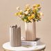 Nordic Minimalist Modern Ceramic Vase Living Coffee Table TV Cabinet Bedroom Model Room Decoration Artificial Flower_maomaolike.com