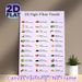 High-Fiber Foods Painting Poster, Informative & Clear Nutritional Guide Poster, Displays Fiber Content Of 33 Foods, Suitable For Kitchen, Dining Area_maomaolike.com