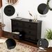 Chest Of Drawers For Bedroom, Modern 5/6/7 Drawer Dresser, Storage Dresser For Clothes, Wood Dresser With Ring Handles For Bedroom, Black, Large Drawer Chest For Bedroom, Living Room, Hallway_maomaolike.com
