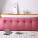 SOGA 2X 100cm Red Triangular Wedge Bed Pillow Headboard_maomaolike.com