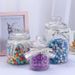 European Style Large Striped Sealed Jar Wishing Wish Lucky Glass Cylindrical Star Bottle For Boyfriend_maomaolike.com