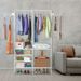 Clothing Racks For Hanging Clothes With Shelves, Portable Closet System Organizer Garment Rack For Clothes Storage, Meta_maomaolike.com