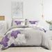 Soft Fiber Floral Pattern Breathable Three Piece Bedding Set Quilt Duvet Cover_maomaolike.com