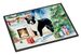 Karelian Bear Dog Cozy Christmas Doormat Front Door Mat Indoor Outdoor Rugs For Entryway, Non Slip Washable Low Pile, 24H X 36W_maomaolike.com