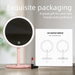 LED Makeup Mirror With Light, Round Storage Desktop Phone Stand, Base Fill Light Mirror, Customizable_maomaolike.com