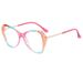 New square frame men's and women's flat mirror glasses frame retro blue light anti-internet celebrity large frame plain makeup artifact_maomaolike.com