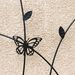 2 Pack Metal Garden Trellis 86.7" X 19.7" Rustproof Trellis For Climbing Plants Outdoor Flower Support Butterfly Deco Black_maomaolike.com