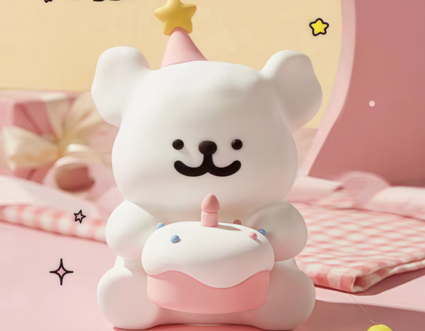 Hot-Selling Line Puppy Night Bedroom Bedside Lamp Pat Soft Light Cute Ornament For Girls And Couples Birthday Gift_maomaolike.com