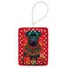 Cane Corso Holiday Christmas Porcelain Ornament Christmas Tree Hanging Decorations For Home Christmas Holiday, Rectangle, Gift, Multicolor_maomaolike.com