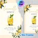 Limoncello Spritz Recipe Painting Poster, Delicate Watercolor-style Cocktail & Lemon Motif Poster, Practical Drink Recipe Display, Ideal For Home Bar_maomaolike.com