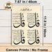 Islamic Four Qul Verses Calligraphy Painting Poster, Elegant Arabic Script Poster, Serene Religious Artwork Suitable For Home, Prayer Room_maomaolike.com