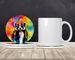 Hippie Animal Skunk Large Sandstone Coasters Pack Of 4 Absorbent Round Coasters Decor Gifts For Men Or Women, 4 In, Multicolor_maomaolike.com