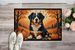 Bernese Mountain Dog Fall Doormat Front Door Mat Indoor Outdoor Rugs For Entryway, Non Slip Washable Low Pile, 24H X 36W_maomaolike.com