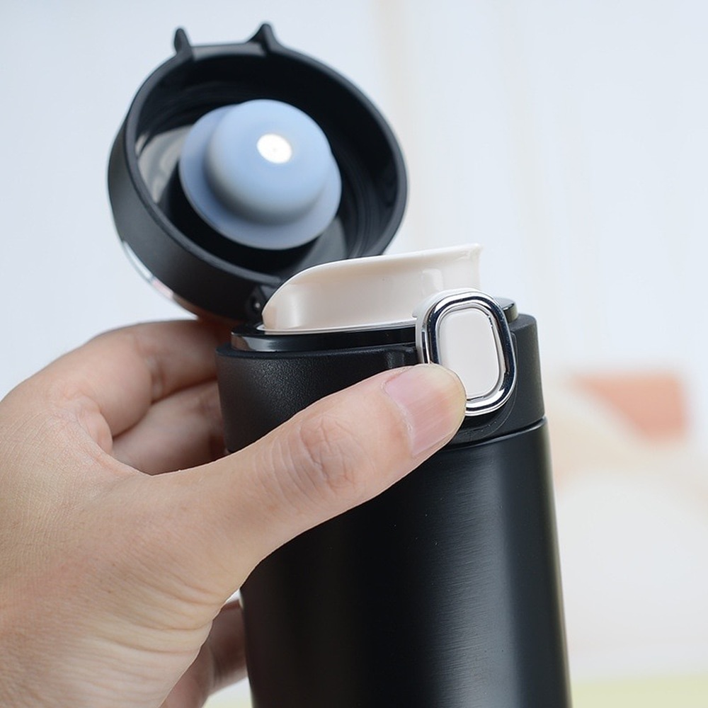1Pc 400ML Smart Thermos Stainless Steel Water Bottle Led Digital Temperature Display Coffee Thermal Mugs Intelligent_maomaolike.com