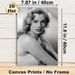Vintage Hollywood Female Portrait Painting Poster, Monochrome Retro Glamour Poster, Elegant Nostalgic Artwork Ideal For Living Room, Bedroom Wall_maomaolike.com