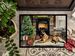Belgian Malinois Cozy Christmas Doormat Front Door Mat Indoor Outdoor Rugs For Entryway, Non Slip Washable Low Pile, 24H X 36W_maomaolike.com