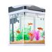 2 Gallon Fish Tank Aquarium LED Smart Square Clear Glass 7 Color Self Cleaning_maomaolike.com